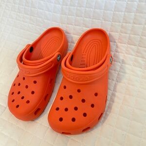 Orange CROCS